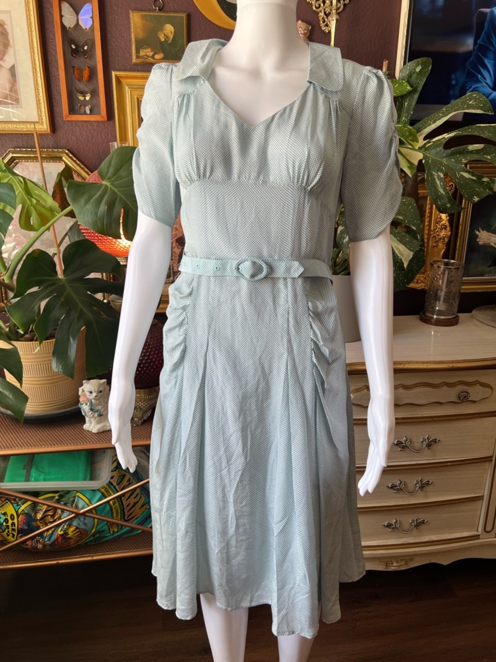 NWT Marc Jacobs Polka Dot Vintage Inspired Day Dress Size Medium
